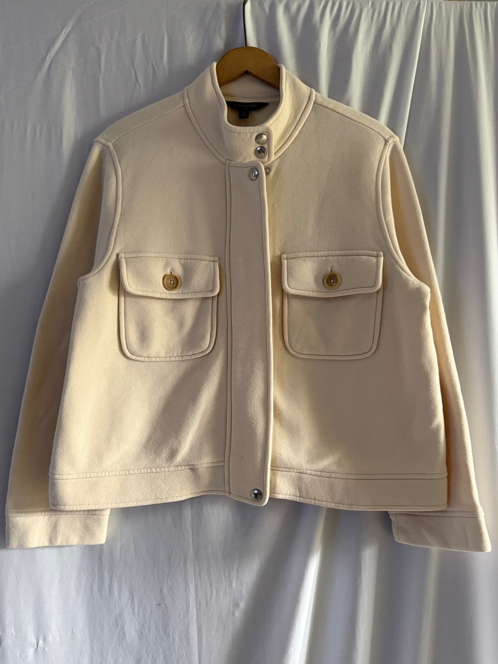 Banana Republic Cream Button-Front Women's Jacket